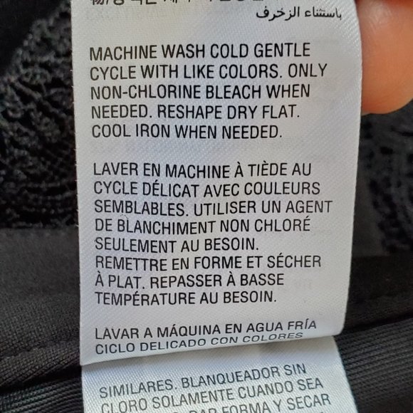 Alfani Black Slim Leg Tummy Control Classic Timeless Career Pants NWT Size 8P - Picture 11 of 11